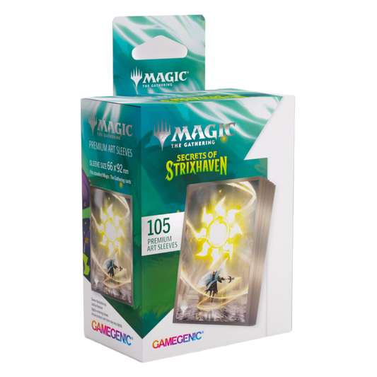 Gamegenic Magic: The Gathering Secrets of Strixhaven Premium Art Sleeves - Plains