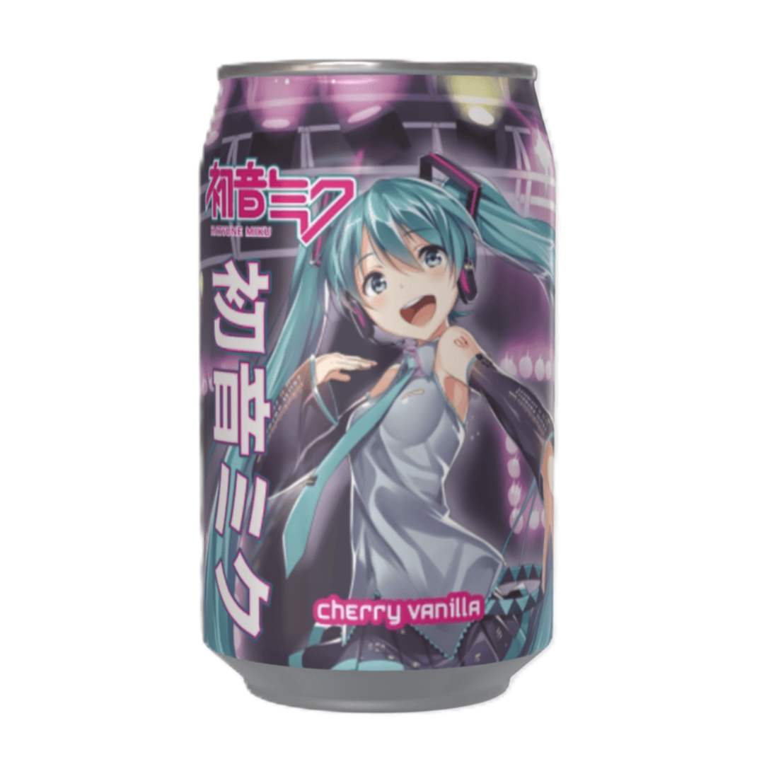 Hatsune Miku Cherry Vanilla Flavour Soda - 330ml