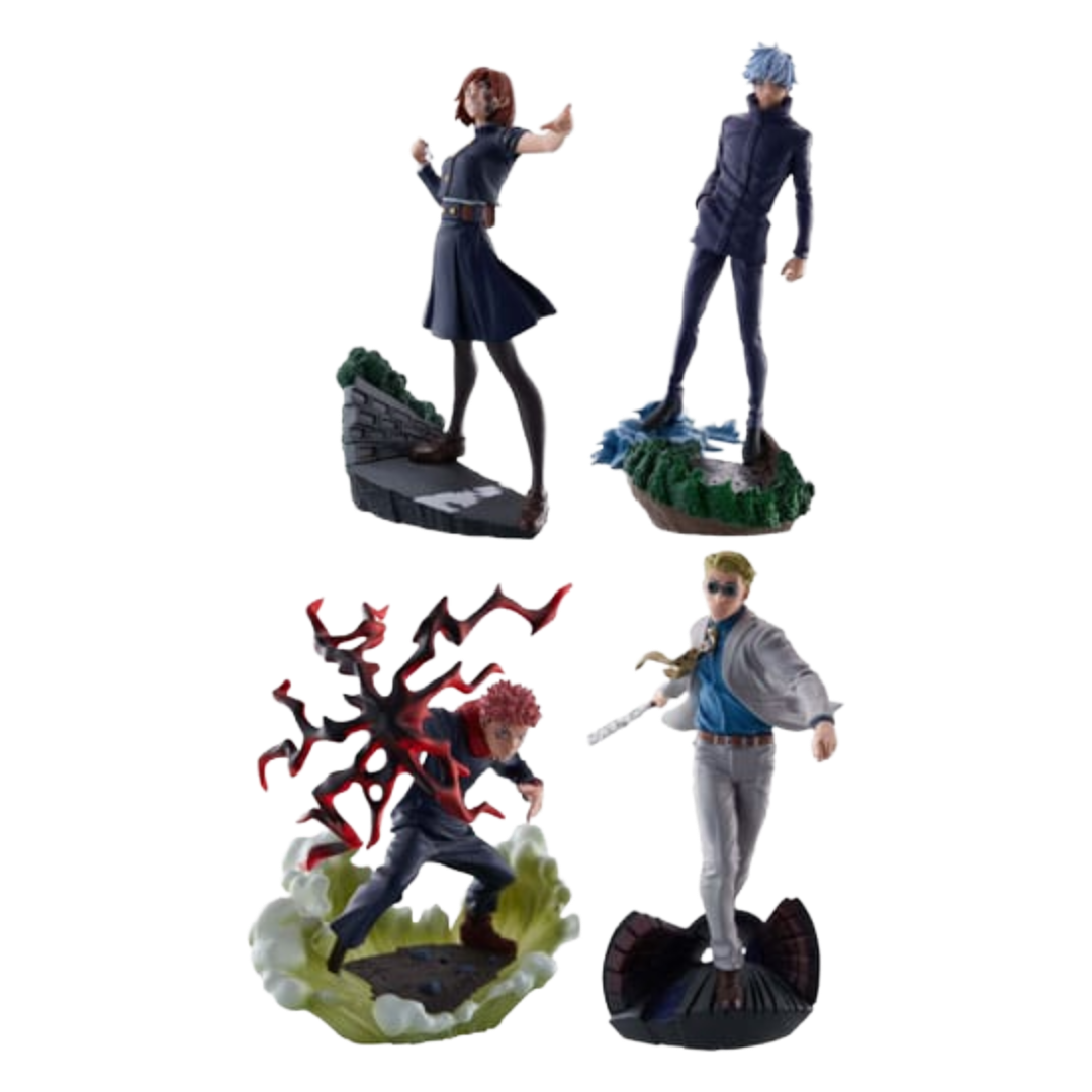 Jujutsu Kaisen Petitrama Series Trading Figure 3-Set Jujutsu Kaisen Series Vol.2 Setn 9 cm