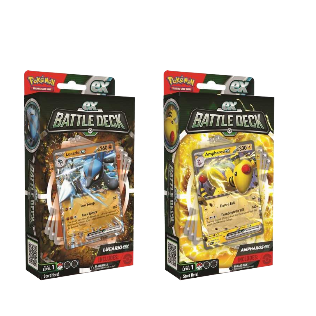 Pokémon TCG: Lucario and Ampharos EX Battle Deck