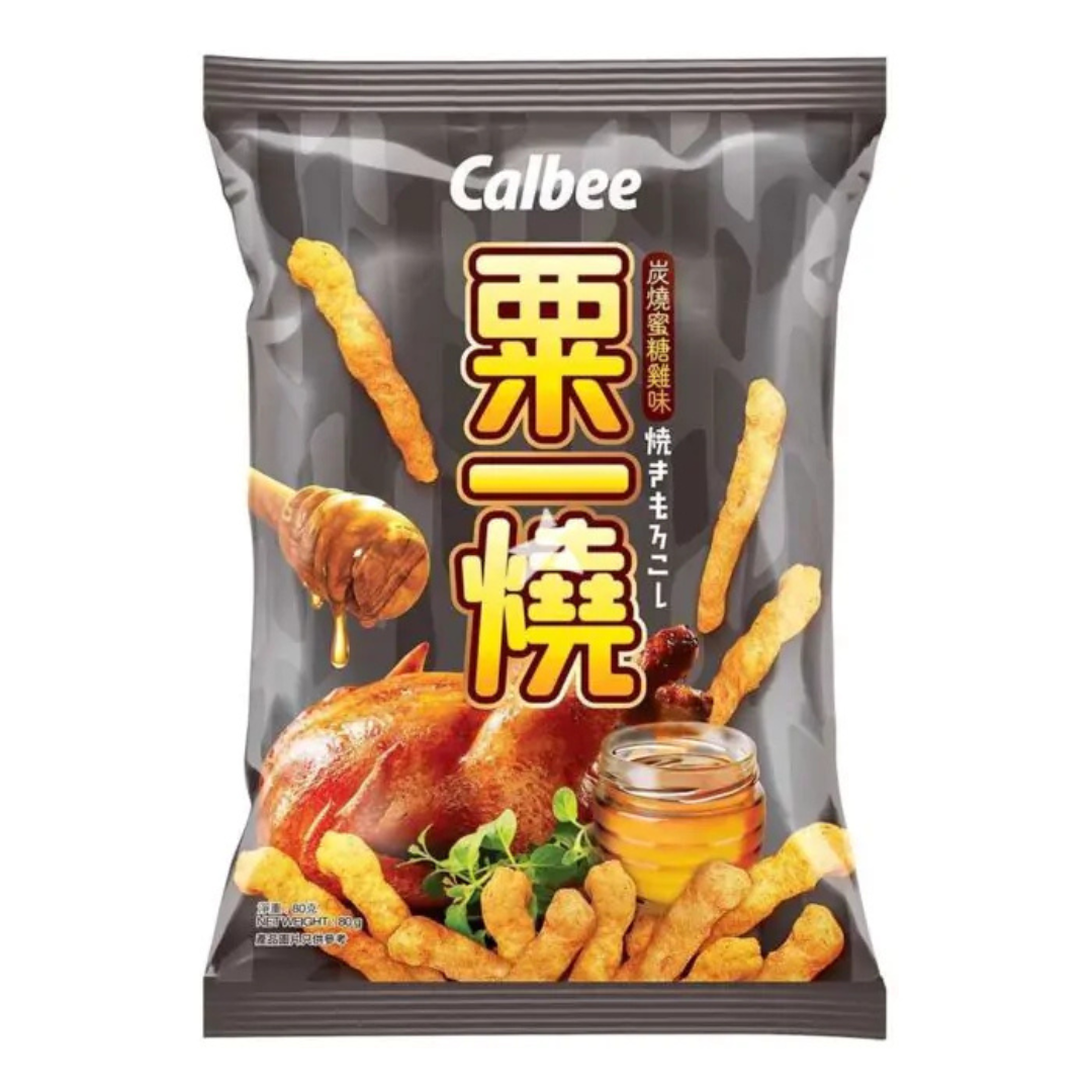 Calbee Grill A Corn - Roasted Honey Chicken Flavour 80g