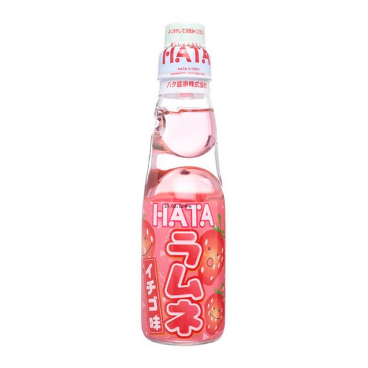 Hatakosen Strawberry Ramune Soda 200ml