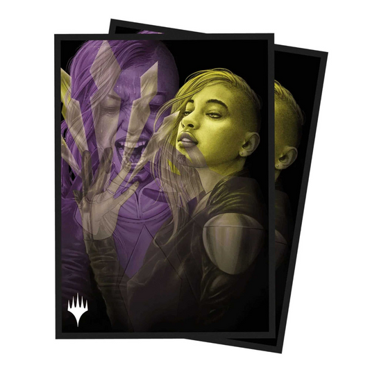 Ultra Pro: Magic: The Gathering - Duskmourn 100ct Deck Protector Sleeves Alt Art Key Character Mythic 3
