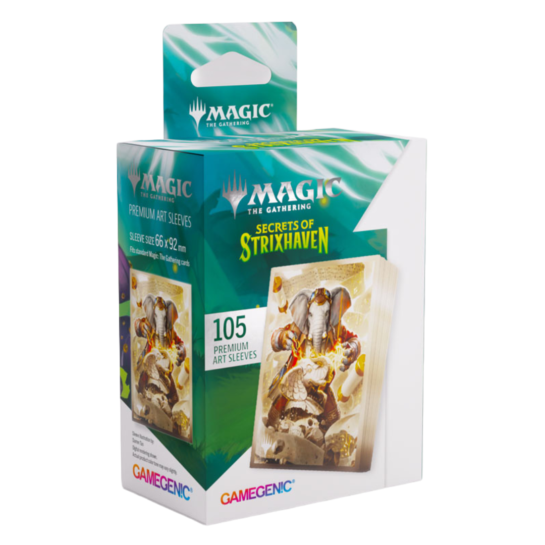 Gamegenic Magic: The Gathering Secrets of Strixhaven Premium Art Sleeves - Quintorius, History Chaser