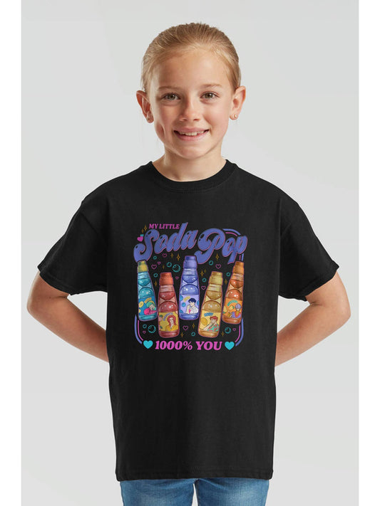 K-Pop Demon Hunters Kids Soda Pop Printed T-Shirt