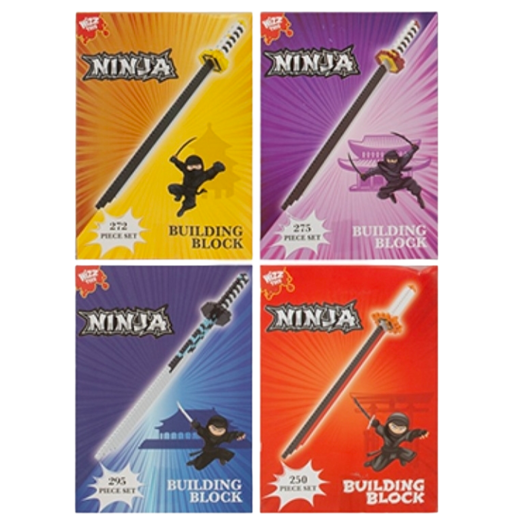 Wizz Toys Ninja Sword Building Brick Set