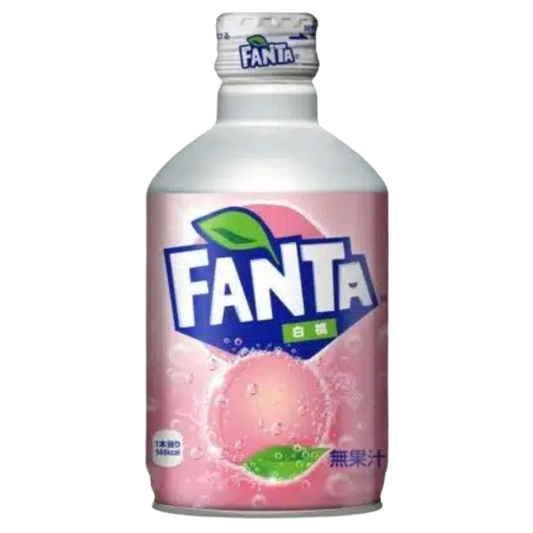 Fanta Peach Metal Bottle Japan 300ml