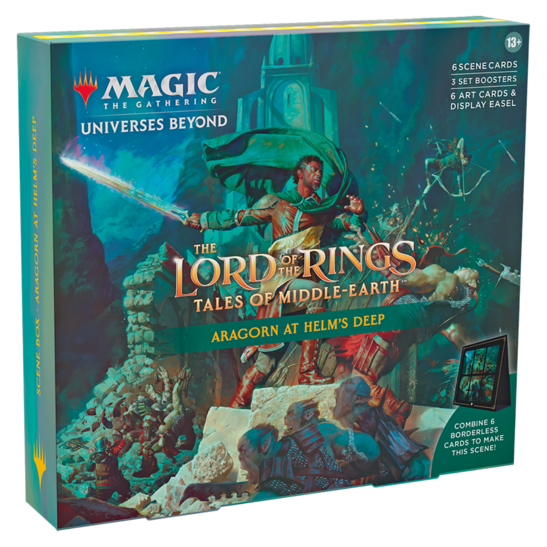 Magic: The Gathering - Lord of the Rings: Tales of Middle-Earth Holiday Scene Box - Aragorn At Helm's Deep