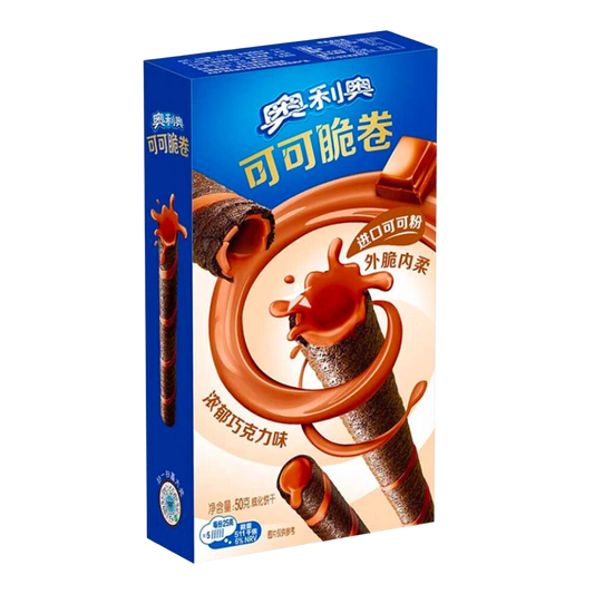 Oreo Cocoa Crispy Rolls-Rich Chocolate 50g