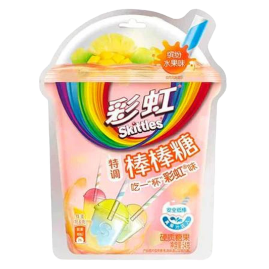 Skittles Lollipops Real Fruit Chinese 54g