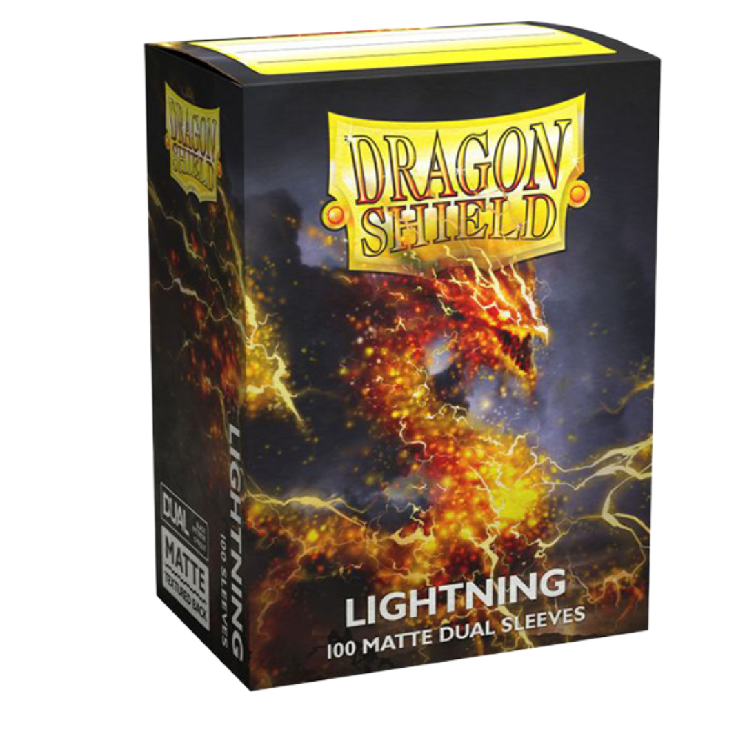 Dragon Shield - Dual Matte Standard Size Sleeves 100pk - Lightning
