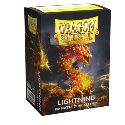 Dragon Shield - Dual Matte Standard Size Sleeves 100pk - Lightning