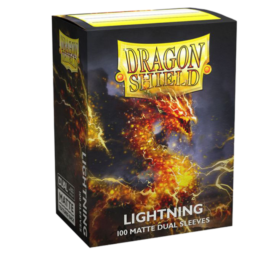 Dragon Shield - Dual Matte Standard Size Sleeves 100pk - Lightning