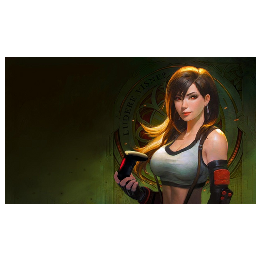 TCG: Tifa Stitched Playmat - 61 x 35 cm