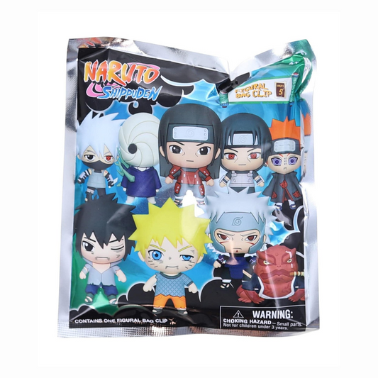 Naruto Shippuden 3D PVC Bag Clips Series 5