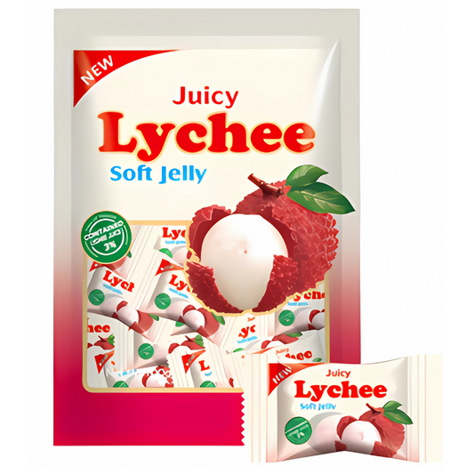 Juicy Lychee Flavour Soft Jelly 100g