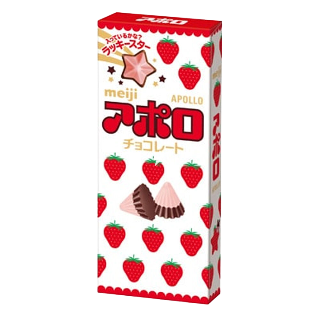 Meiji Apollo (Japan) 46g - Strawberry Chocolate