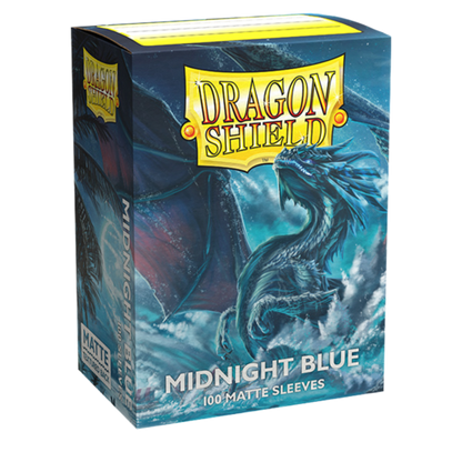 Dragon Shield - Matte Standard Size Sleeves 100pk - Midnight Blue