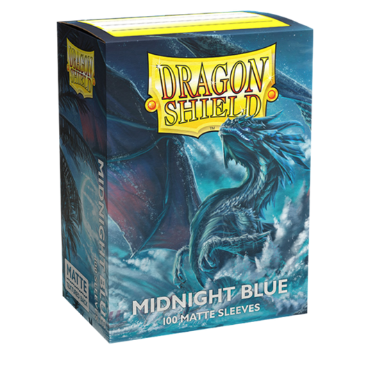 Dragon Shield - Matte Standard Size Sleeves 100pk - Midnight Blue