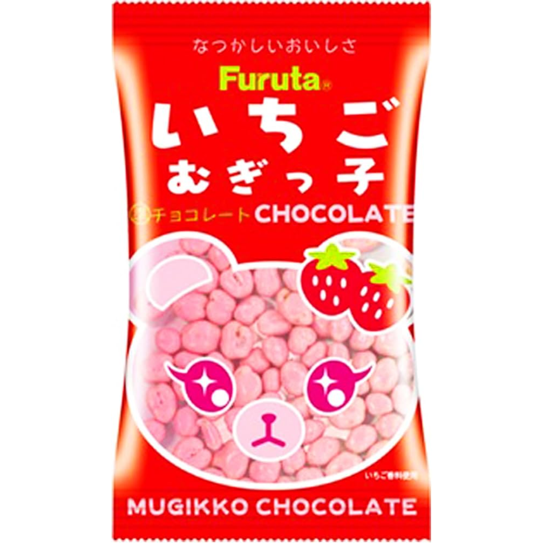 Furuta Mugikko Strawberry Chocolate Drops (Japan) 11g