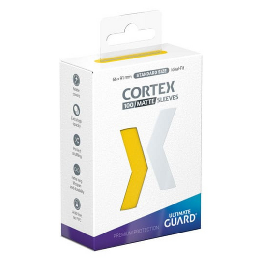 Ultimate Guard Cortex Sleeves Matte Standard Size (100) - Yellow