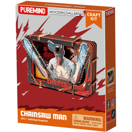 Chainsaw Man Small Wooden gallery-Individual Snapshot (Blind box)