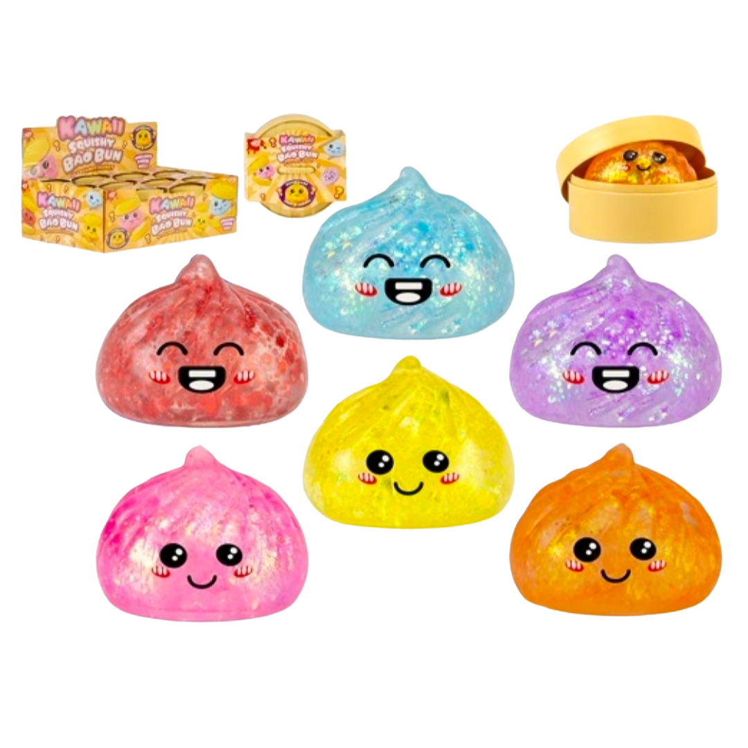 Wizz Toys Glitter Dumpling With Maltose in Basket 5.5cm