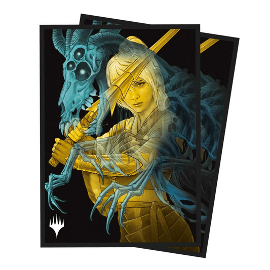 Ultra Pro: Magic: The Gathering - Duskmourn 100ct Deck Protector Sleeves Alt Art Key Character Mythic 1