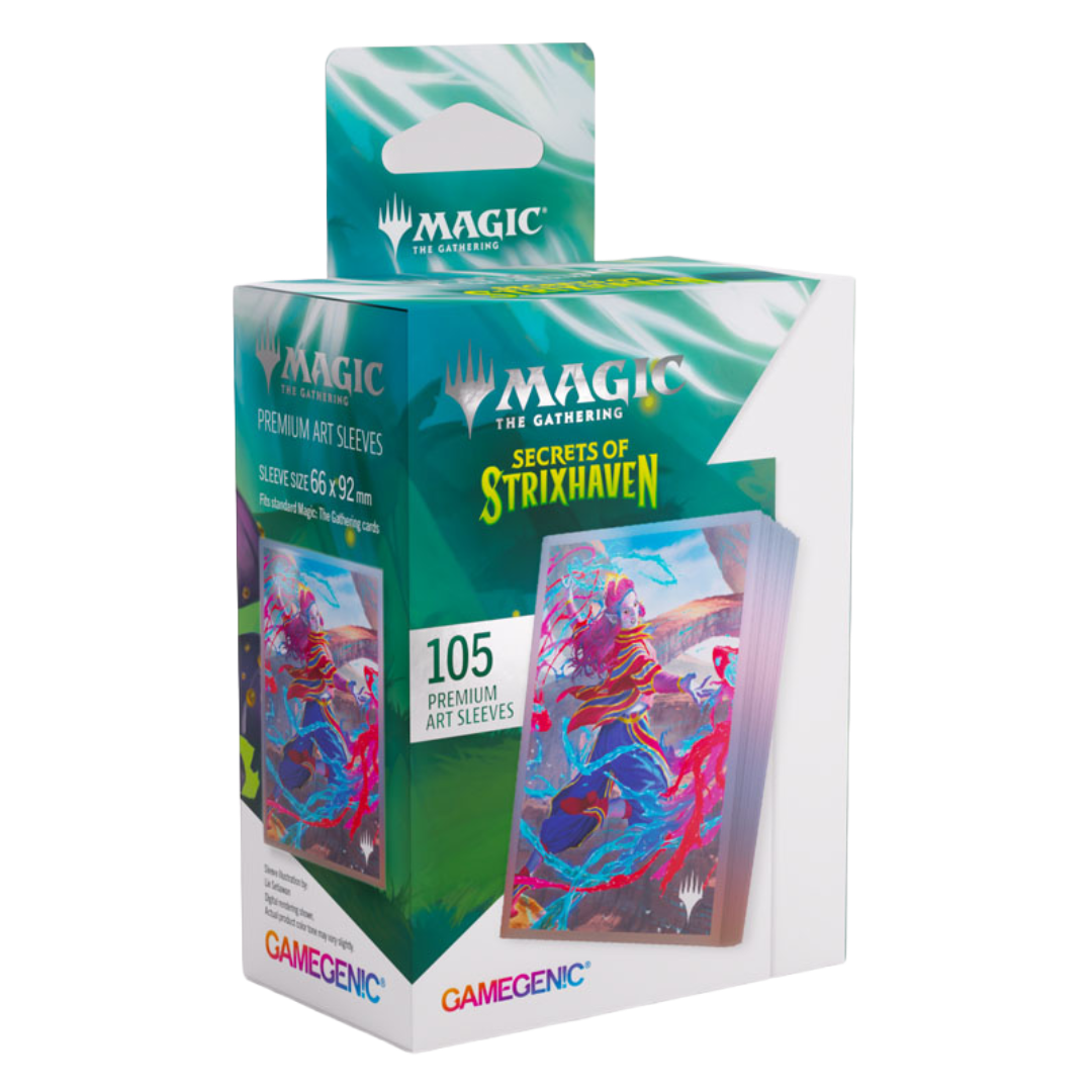 Gamegenic Magic: The Gathering Secrets of Strixhaven Premium Art Sleeves - Rootha, Mastering The Moment