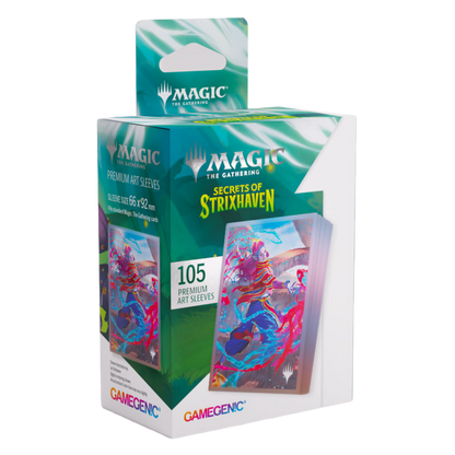 Gamegenic Magic: The Gathering Secrets of Strixhaven Premium Art Sleeves - Rootha, Mastering The Moment