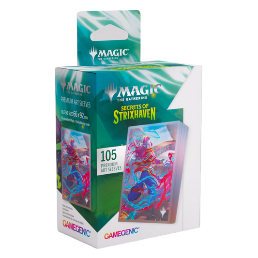 Gamegenic Magic: The Gathering Secrets of Strixhaven Premium Art Sleeves - Rootha, Mastering The Moment