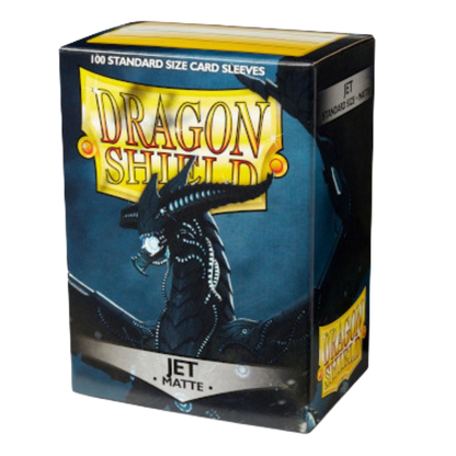 Dragon Shield - Matte Standard Size Sleeves 100pk - Jet