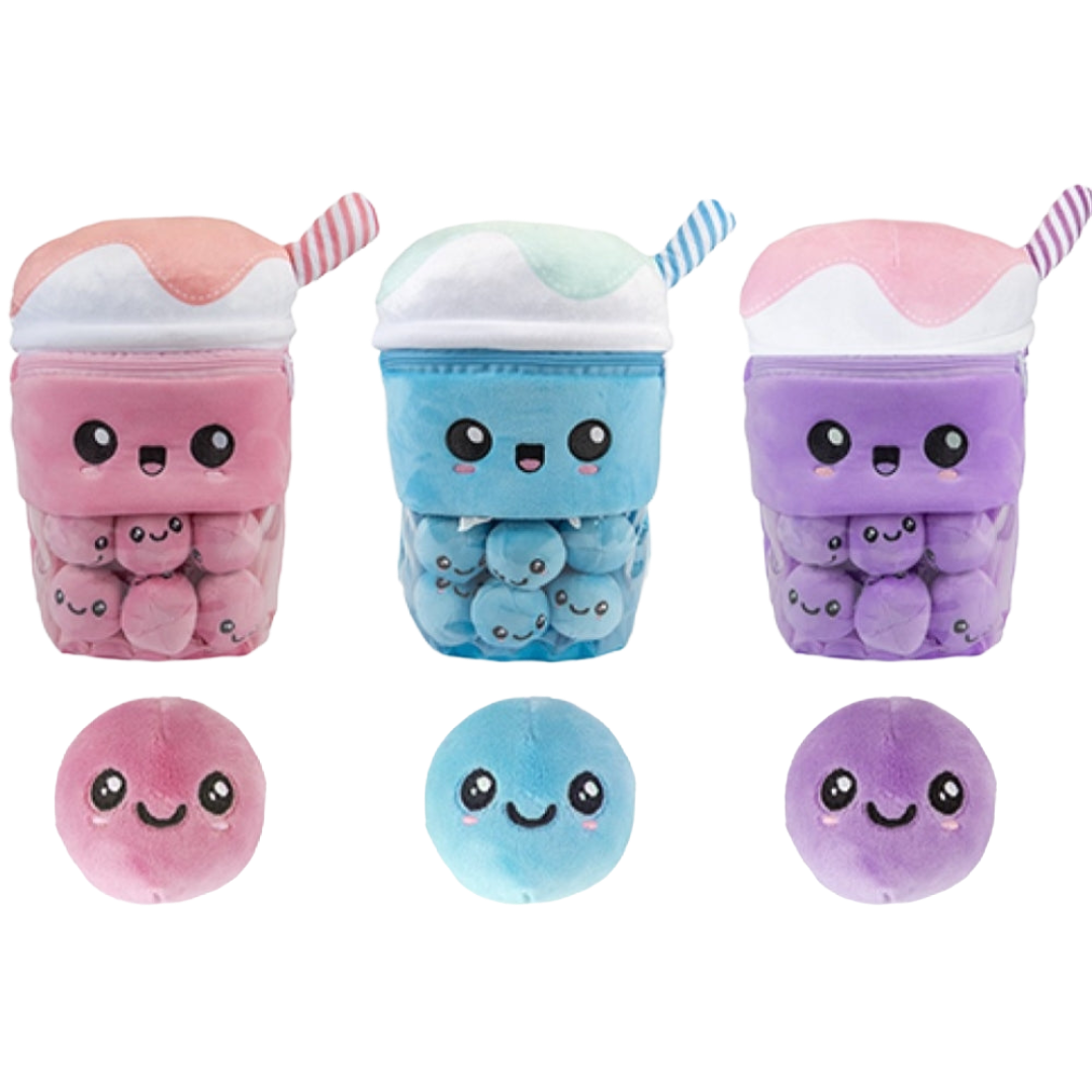 BOBA TEA WITH MINI BUBBLES
ZIP POUCH 35CM Plush