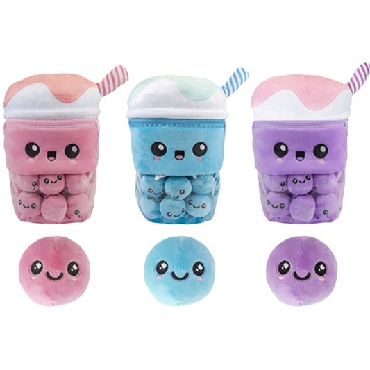 BOBA TEA WITH MINI BUBBLES
ZIP POUCH 35CM Plush