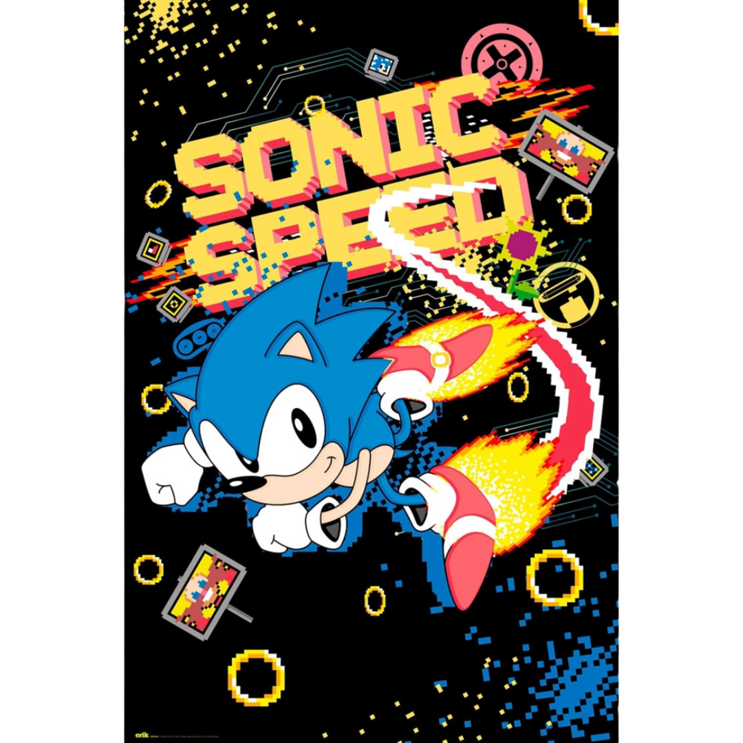 Sonic The Hedgehog Speed Maxi Poster
