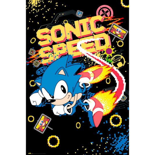Sonic The Hedgehog Speed Maxi Poster