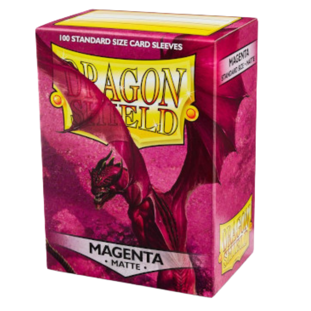 Dragon Shield - Matte Standard Size Sleeves 100pk - Magenta