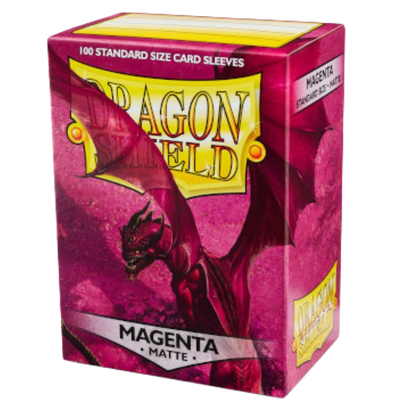 Dragon Shield - Matte Standard Size Sleeves 100pk - Magenta