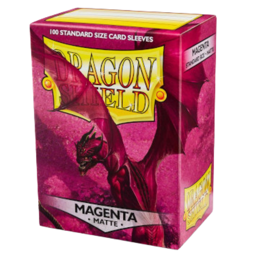 Dragon Shield - Matte Standard Size Sleeves 100pk - Magenta
