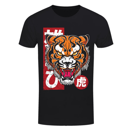 Unorthodox Collective Tiger Tattoo Men's Black T-shirt