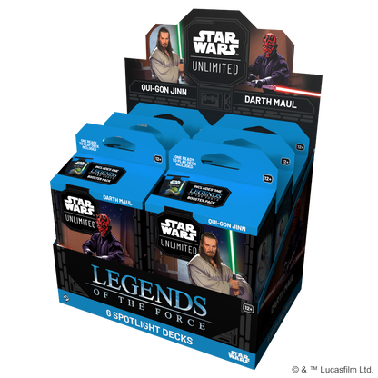 Star Wars: Unlimited Spotlight Deck - Darth Maul & QuiGonJinn - Legends of the Force