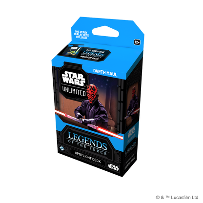 Star Wars: Unlimited Spotlight Deck - Darth Maul & QuiGonJinn - Legends of the Force