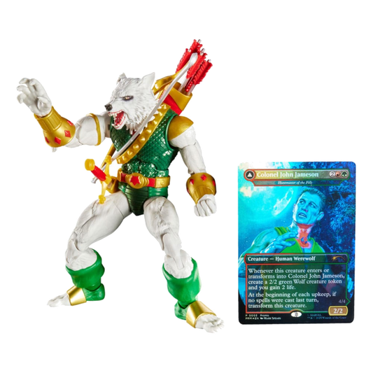 Marvel Legends Magic: The Gathering Action Figure Man-Wolf (plus Exclusive Foil Card) 15 cm