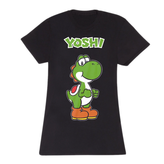 Nintendo Super Mario Yoshi Pose T-Shirt Fitted T-Shirt
