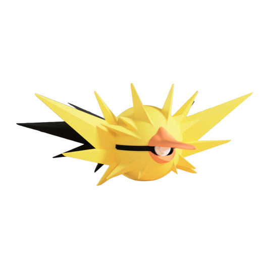 #0145 Zapdos - Pokemon Character Pokeball